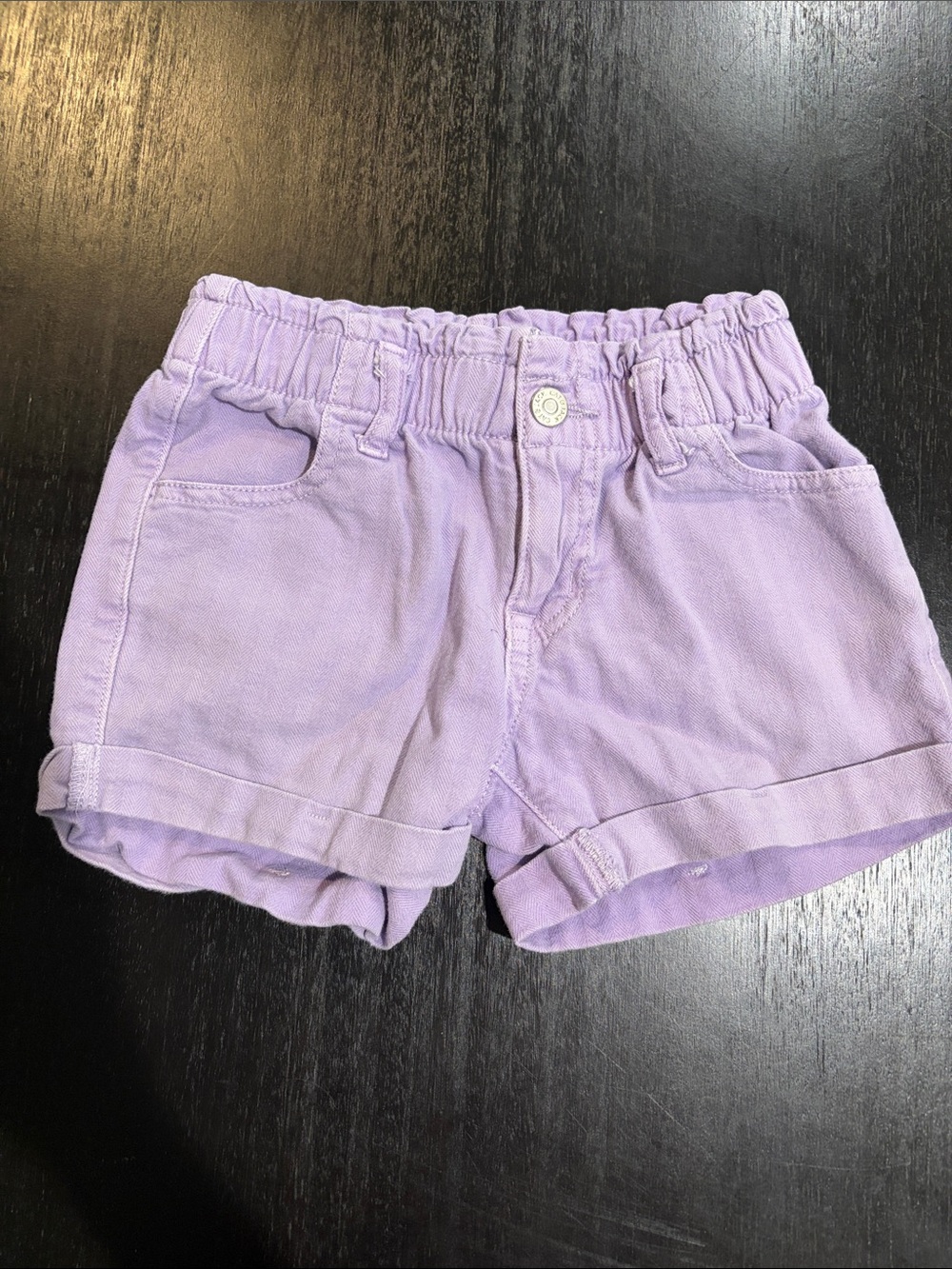 Cat & Jack Lilac Elastic-Waist Girls' Shorts